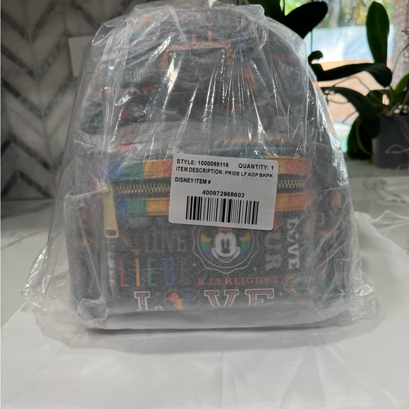 Disney Loungefly Mickey Pride Mini Backpack – NWT - Picture 5 of 6